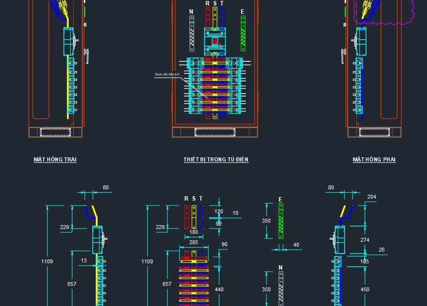 Bản vẽ thiết kế tủ điện DB - Ảnh 6